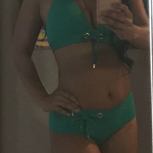 Green Cheeky Bikini